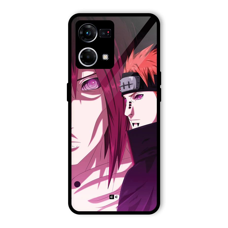 Yahiko With Nagato Glass Back Case for Oppo F21s Pro 4G