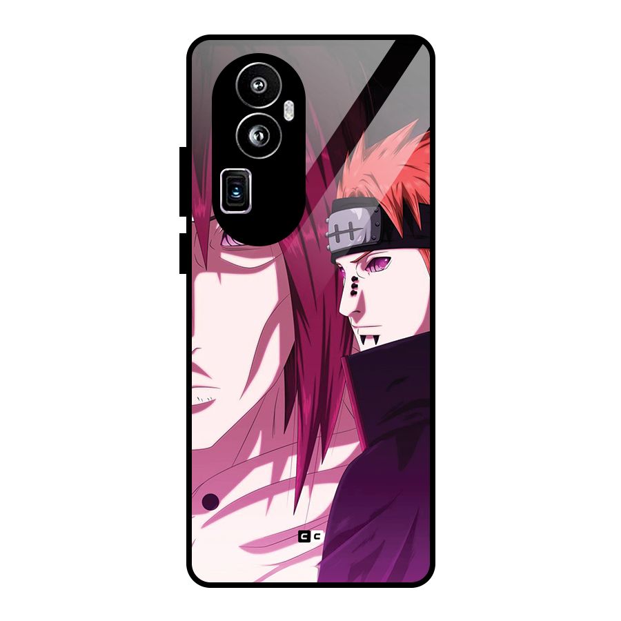 Yahiko With Nagato Glass Back Case for Oppo Reno10 Pro Plus
