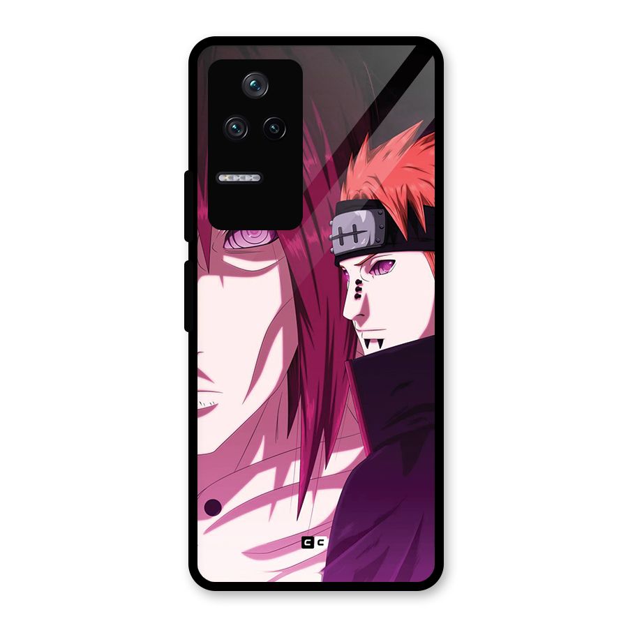 Yahiko With Nagato Glass Back Case for Poco F4 5G