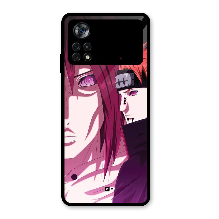 Yahiko With Nagato Glass Back Case for Poco X4 Pro 5G