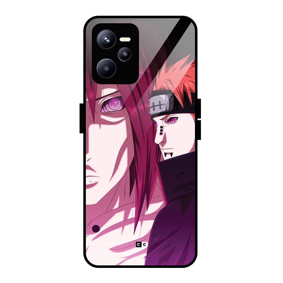 Yahiko With Nagato Glass Back Case for Realme C35