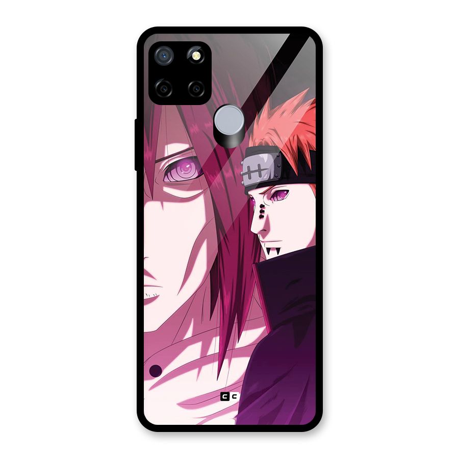 Yahiko With Nagato Glass Back Case for Realme Narzo 30A
