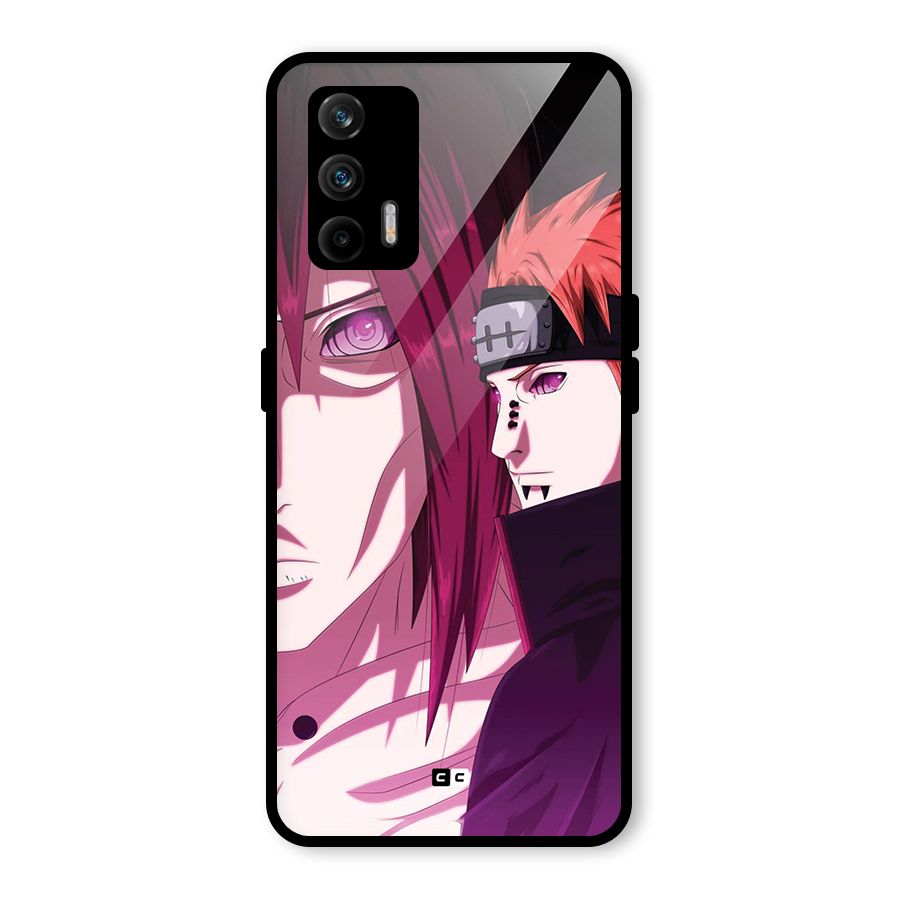 Yahiko With Nagato Glass Back Case for Realme X7 Max