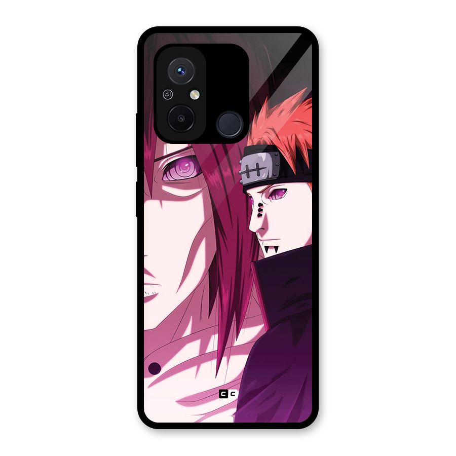 Yahiko With Nagato Glass Back Case for Redmi 12C