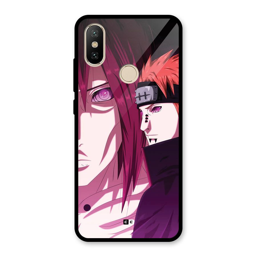 Yahiko With Nagato Glass Back Case for Redmi A2
