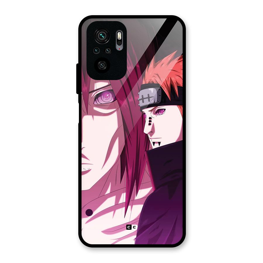 Yahiko With Nagato Glass Back Case for Redmi Note 11 SE