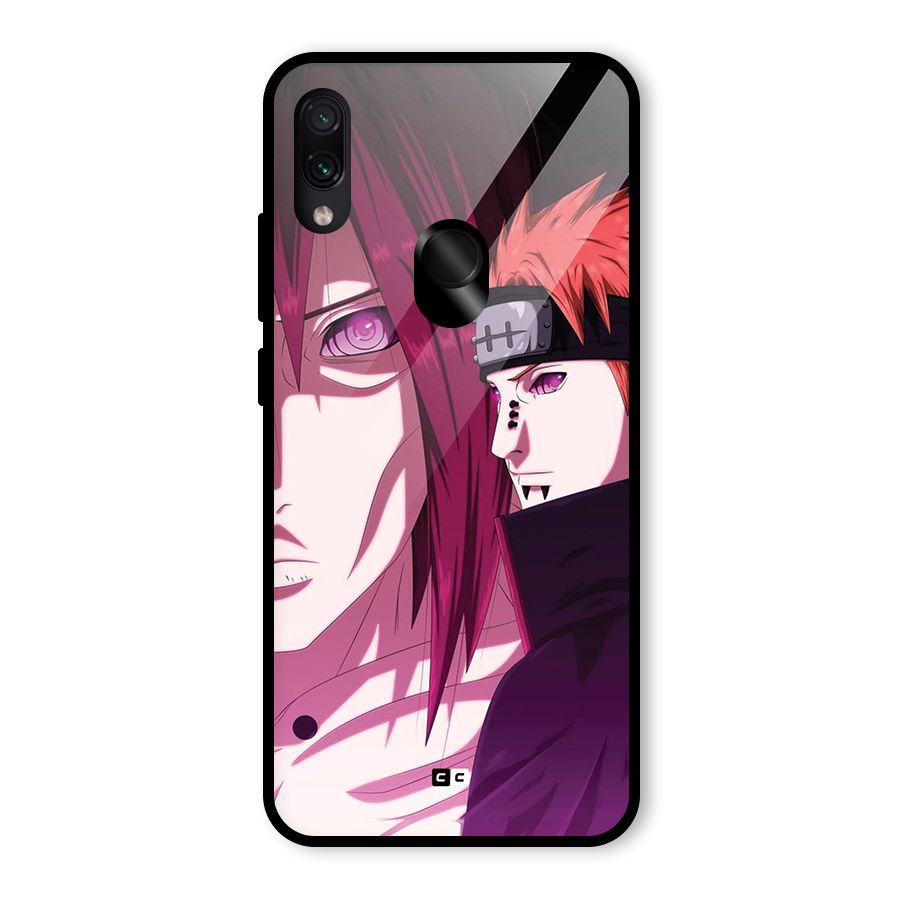 Yahiko With Nagato Glass Back Case for Redmi Note 7 Pro