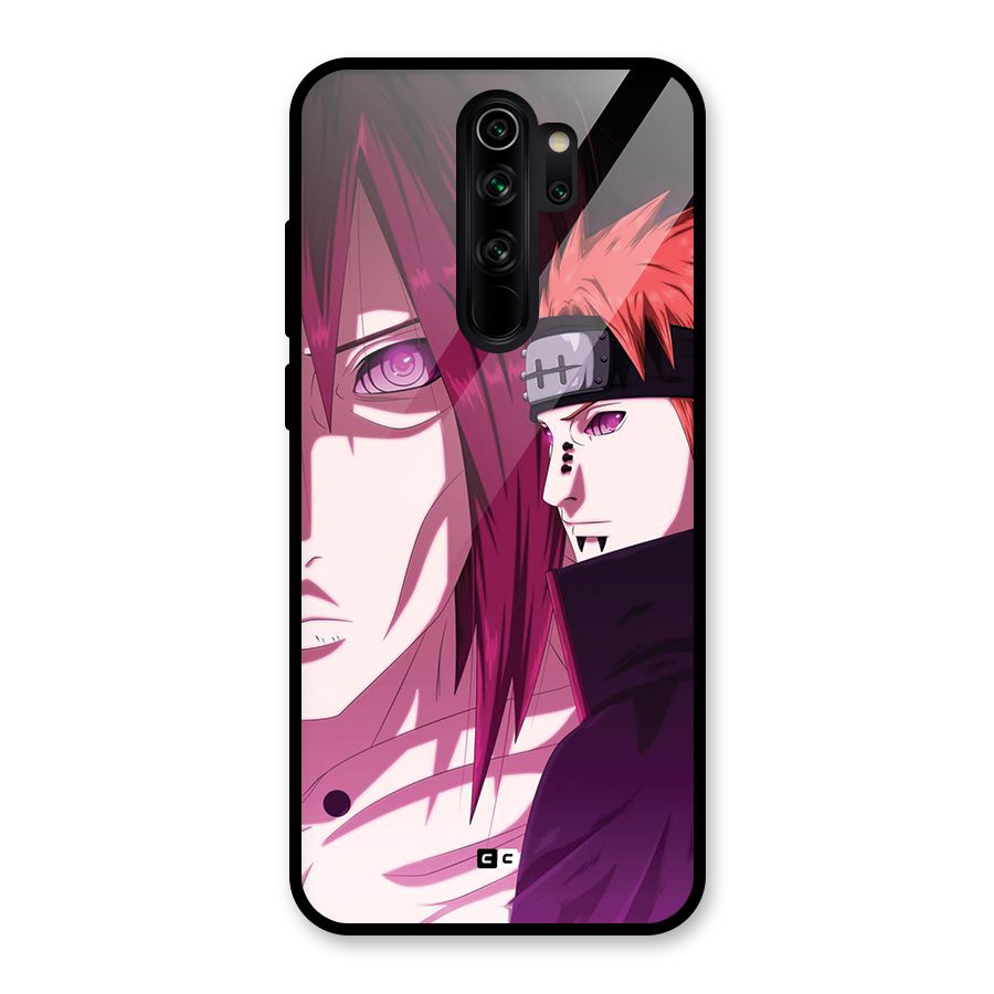 Yahiko With Nagato Glass Back Case for Redmi Note 8 Pro