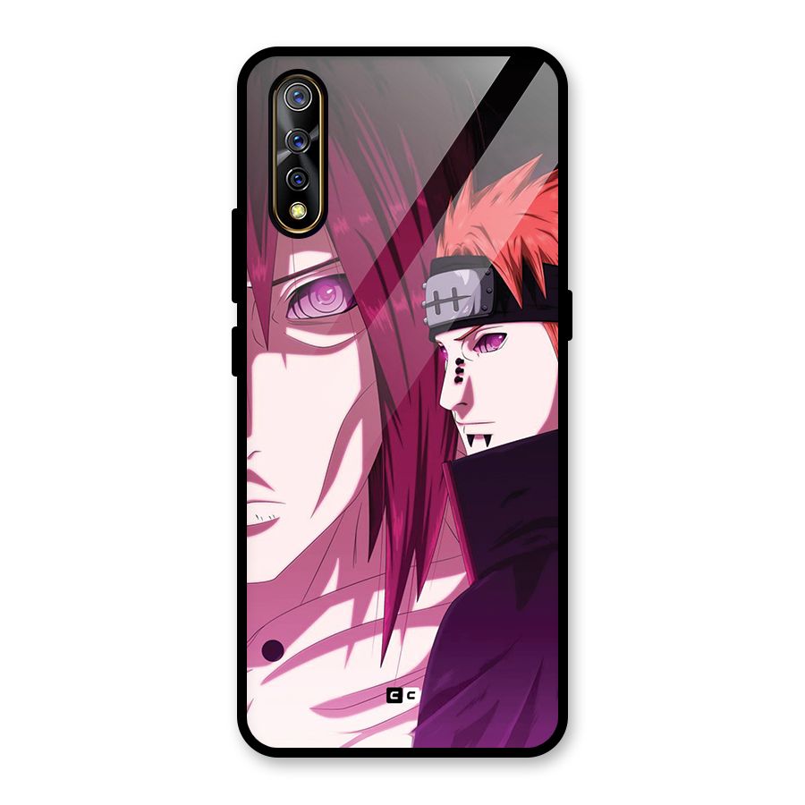 Yahiko With Nagato Glass Back Case for Vivo S1