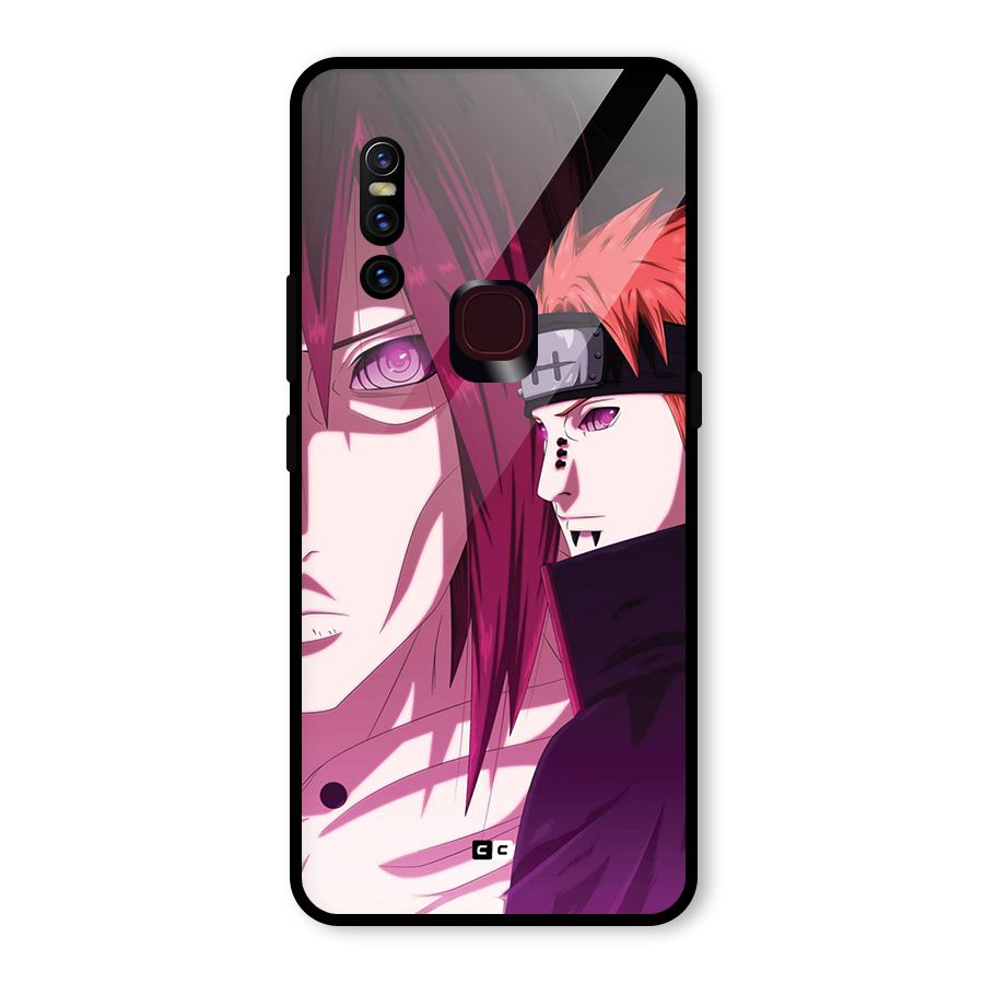 Yahiko With Nagato Glass Back Case for Vivo V15