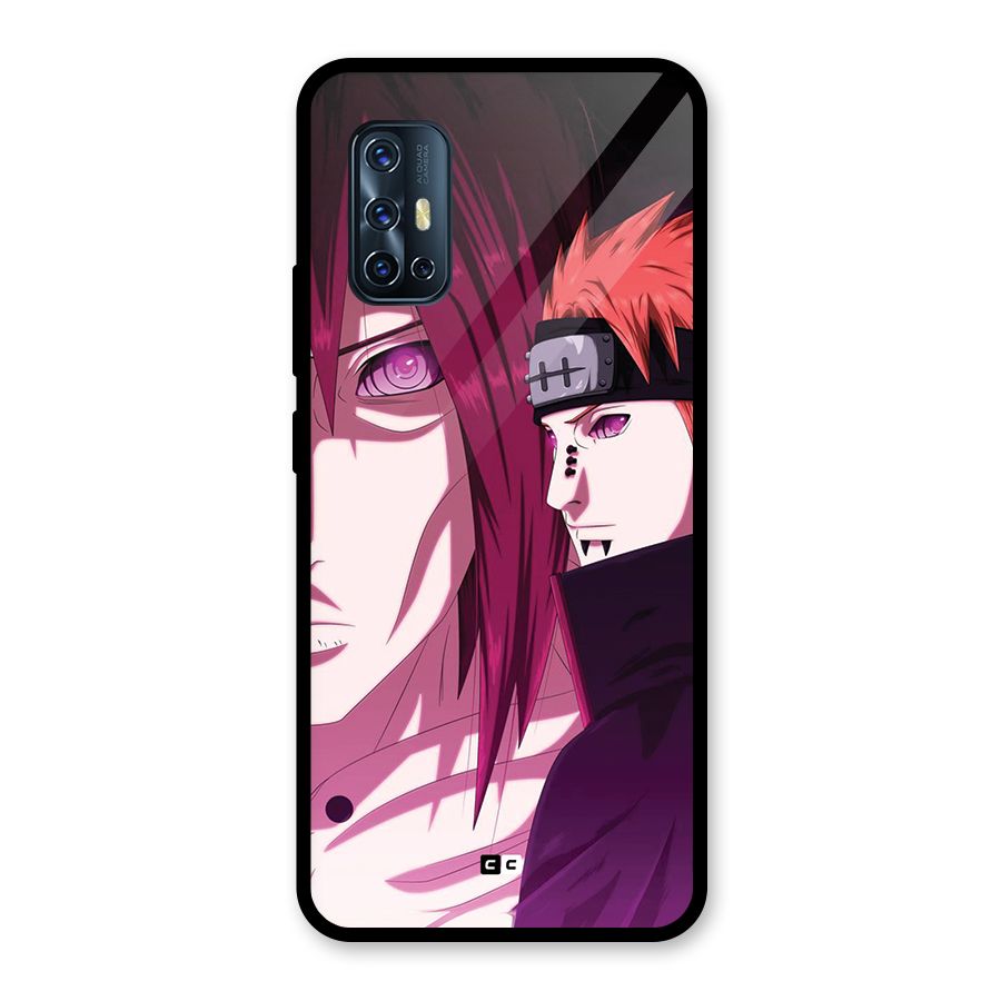 Yahiko With Nagato Glass Back Case for Vivo V17