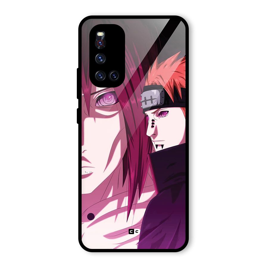 Yahiko With Nagato Glass Back Case for Vivo V19