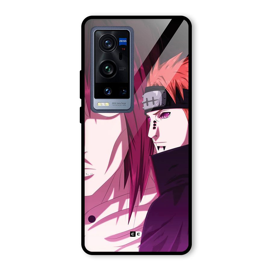 Yahiko With Nagato Glass Back Case for Vivo X60 Pro Plus
