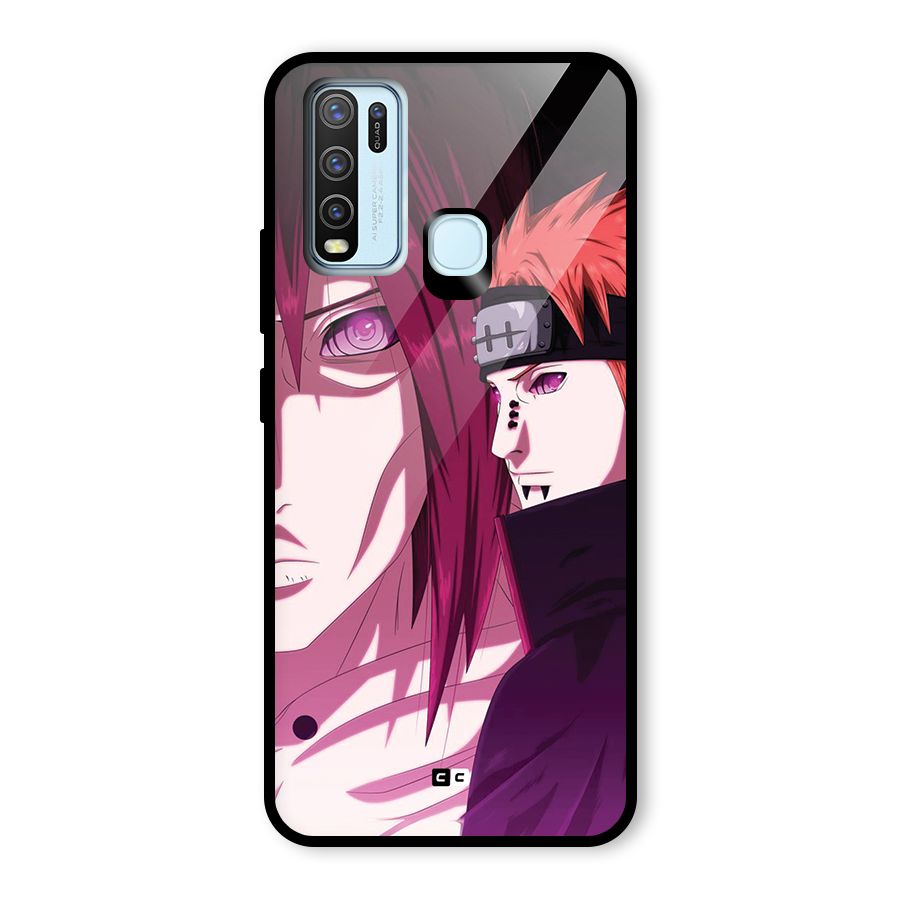 Yahiko With Nagato Glass Back Case for Vivo Y30