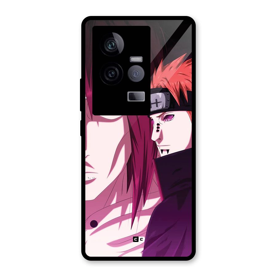 Yahiko With Nagato Glass Back Case for Vivo iQOO 11 5G