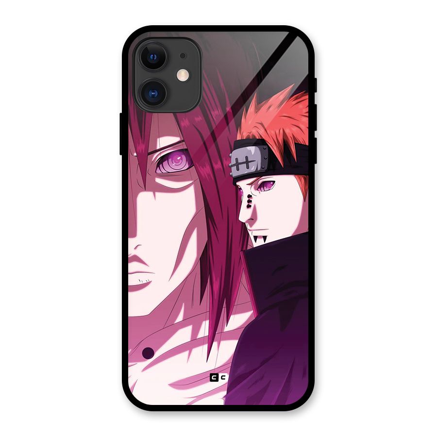 Yahiko With Nagato Glass Back Case for iPhone 11