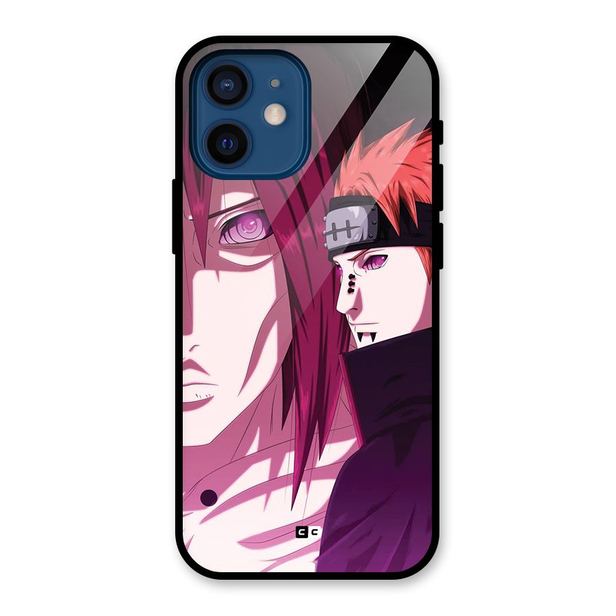 Yahiko With Nagato Glass Back Case for iPhone 12 Mini