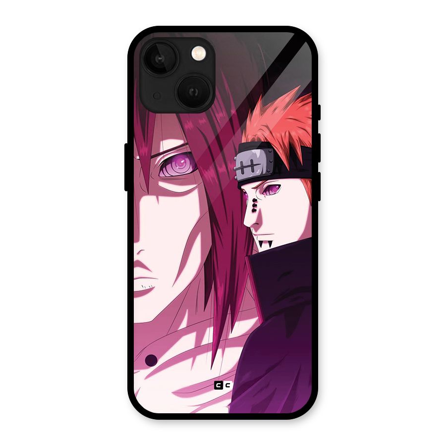 Yahiko With Nagato Glass Back Case for iPhone 13