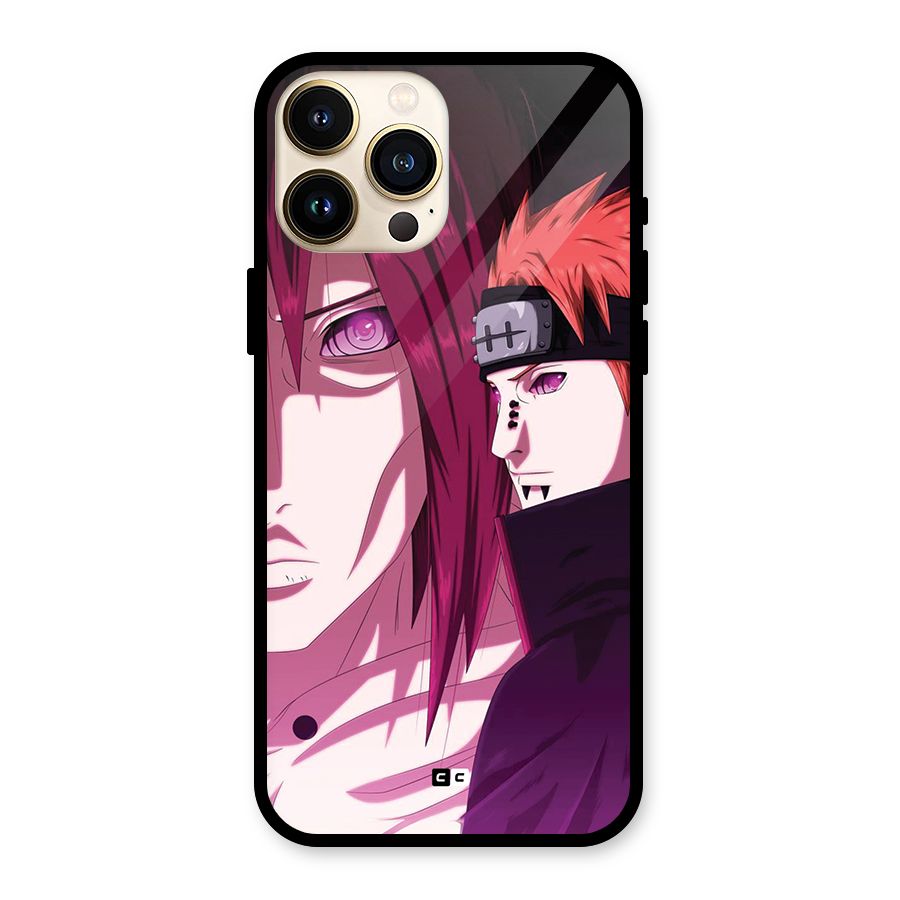 Yahiko With Nagato Glass Back Case for iPhone 13 Pro Max