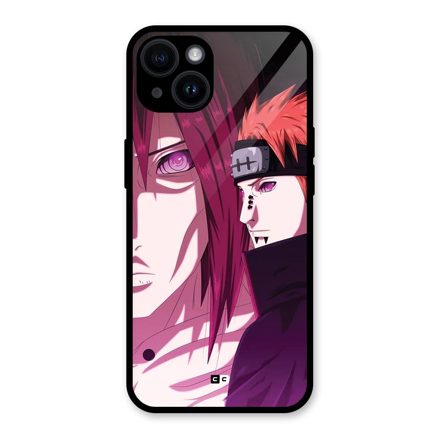Yahiko With Nagato Glass Back Case for iPhone 14