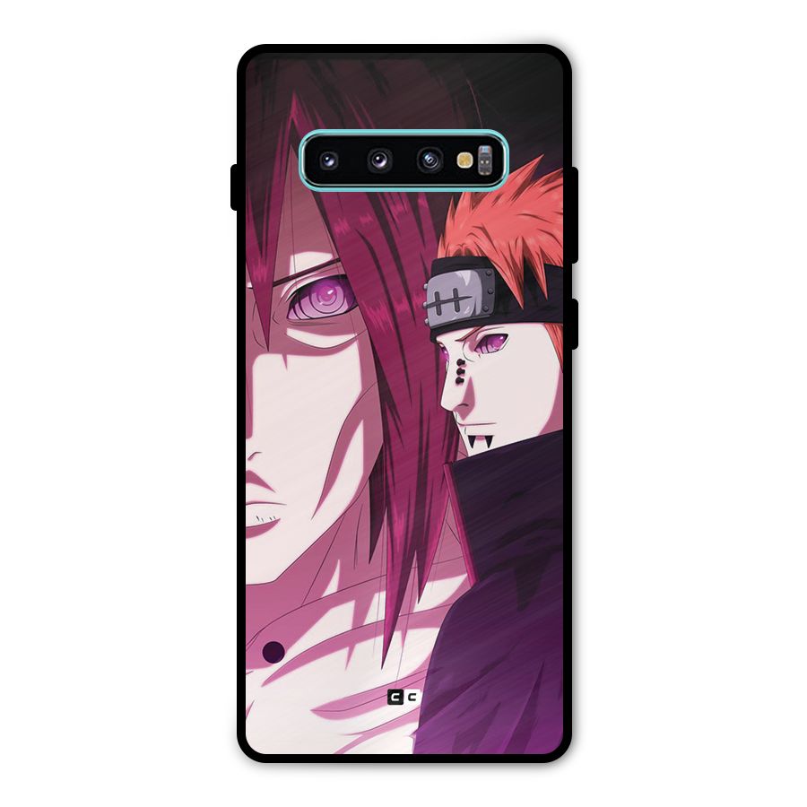 Yahiko With Nagato Metal Back Case for Galaxy S10 Plus