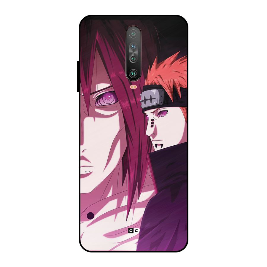 Yahiko With Nagato Metal Back Case for Poco X2
