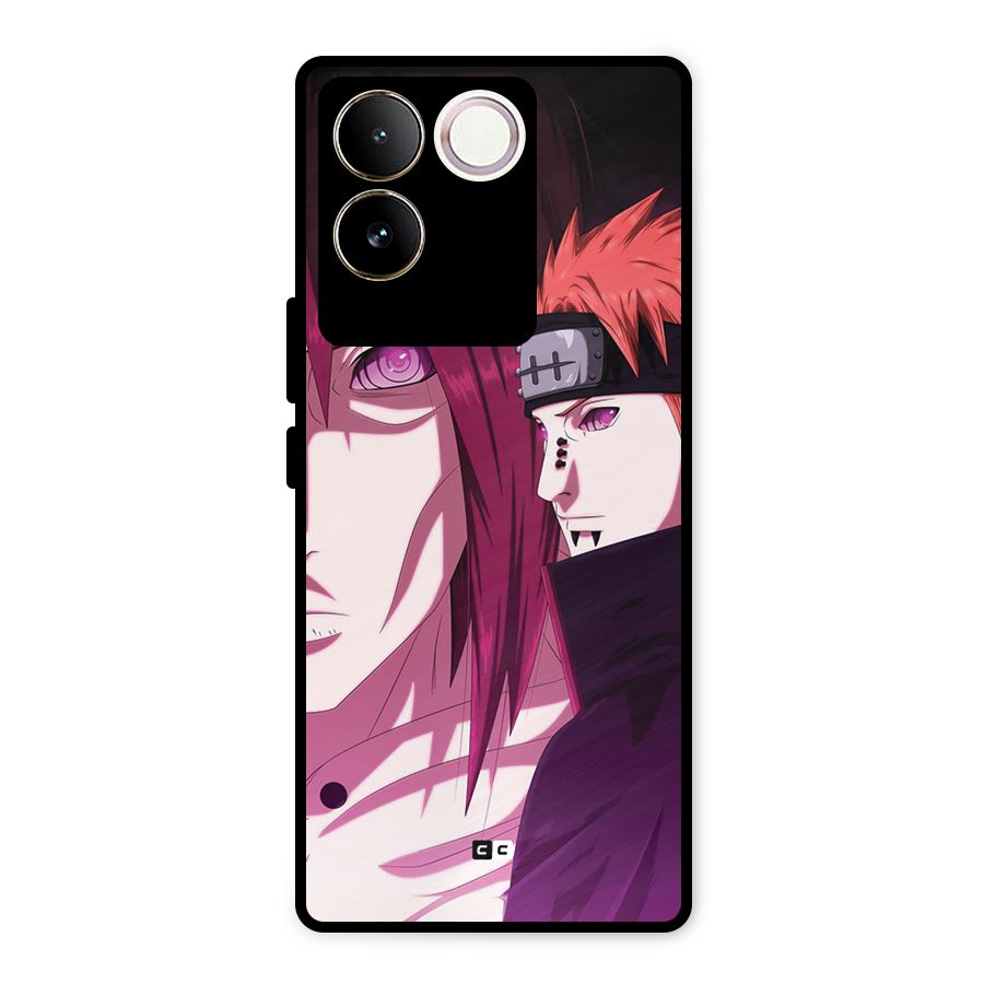 Yahiko With Nagato Metal Back Case for Vivo T2 Pro