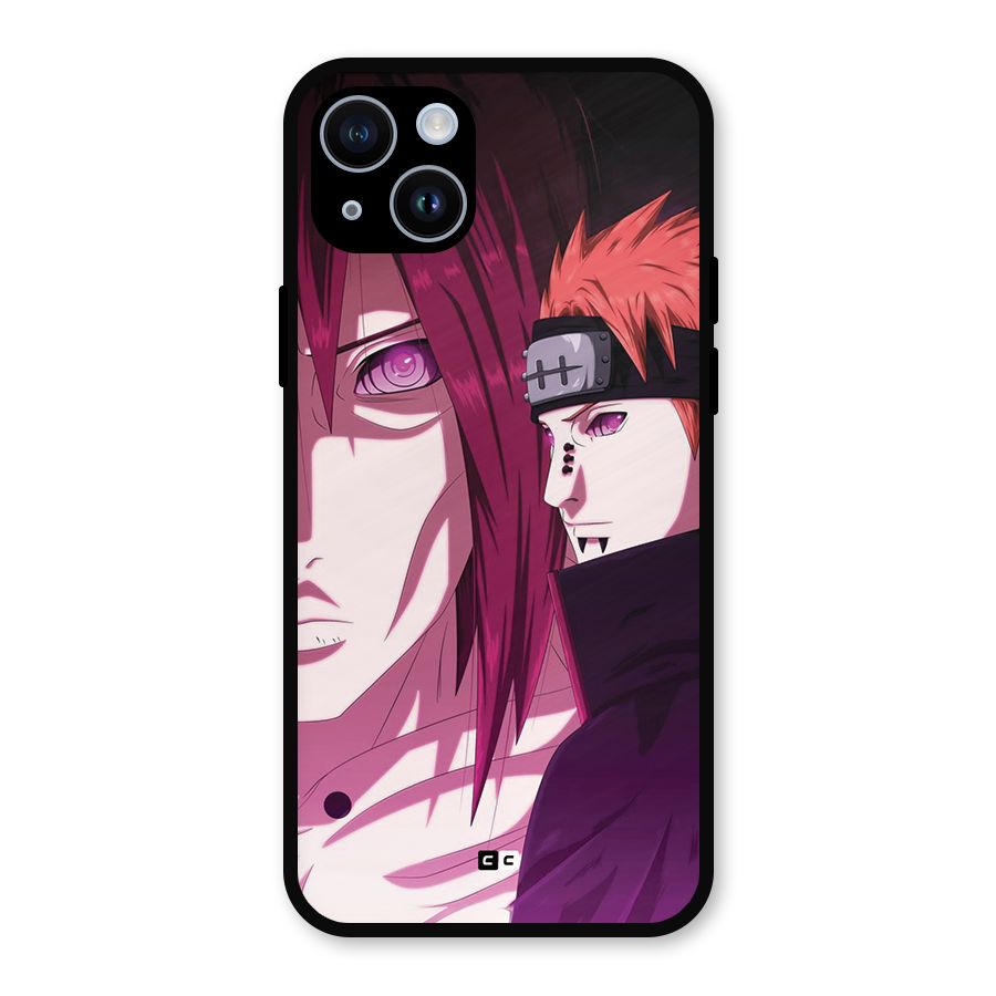 Yahiko With Nagato Metal Back Case for iPhone 14