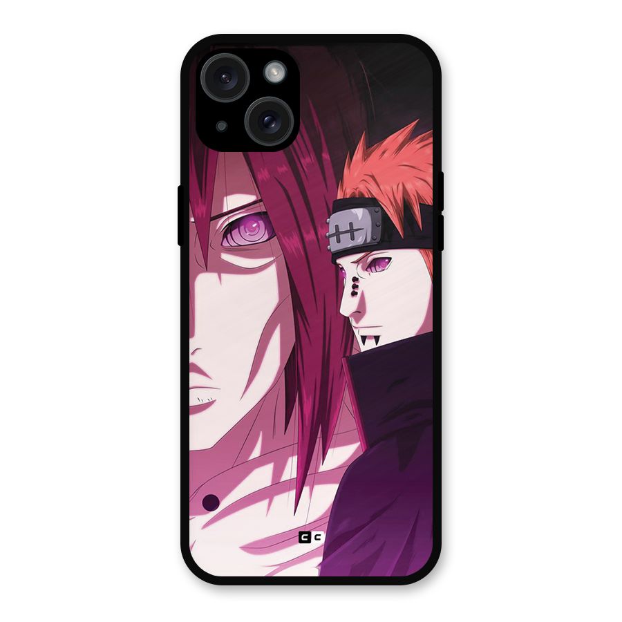 Yahiko With Nagato Metal Back Case for iPhone 15 Plus