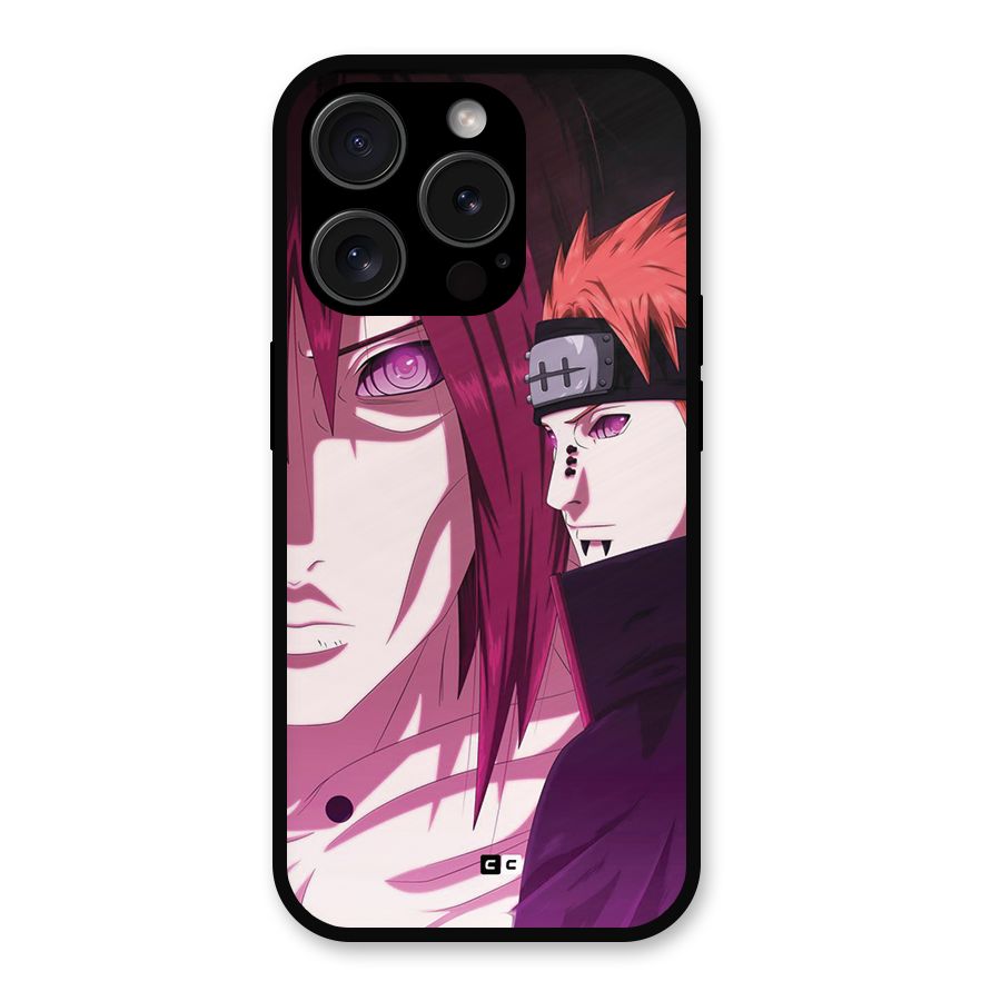 Yahiko With Nagato Metal Back Case for iPhone 15 Pro