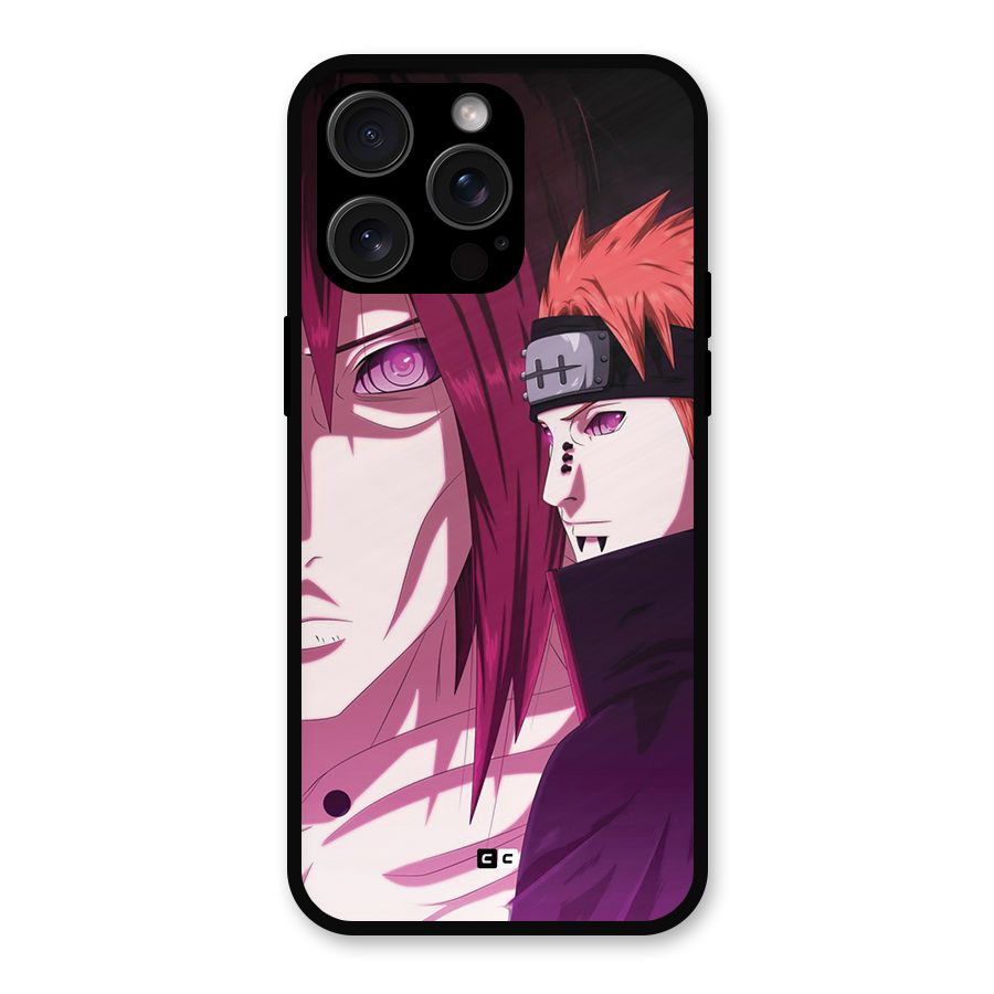 Yahiko With Nagato Metal Back Case for iPhone 15 Pro Max