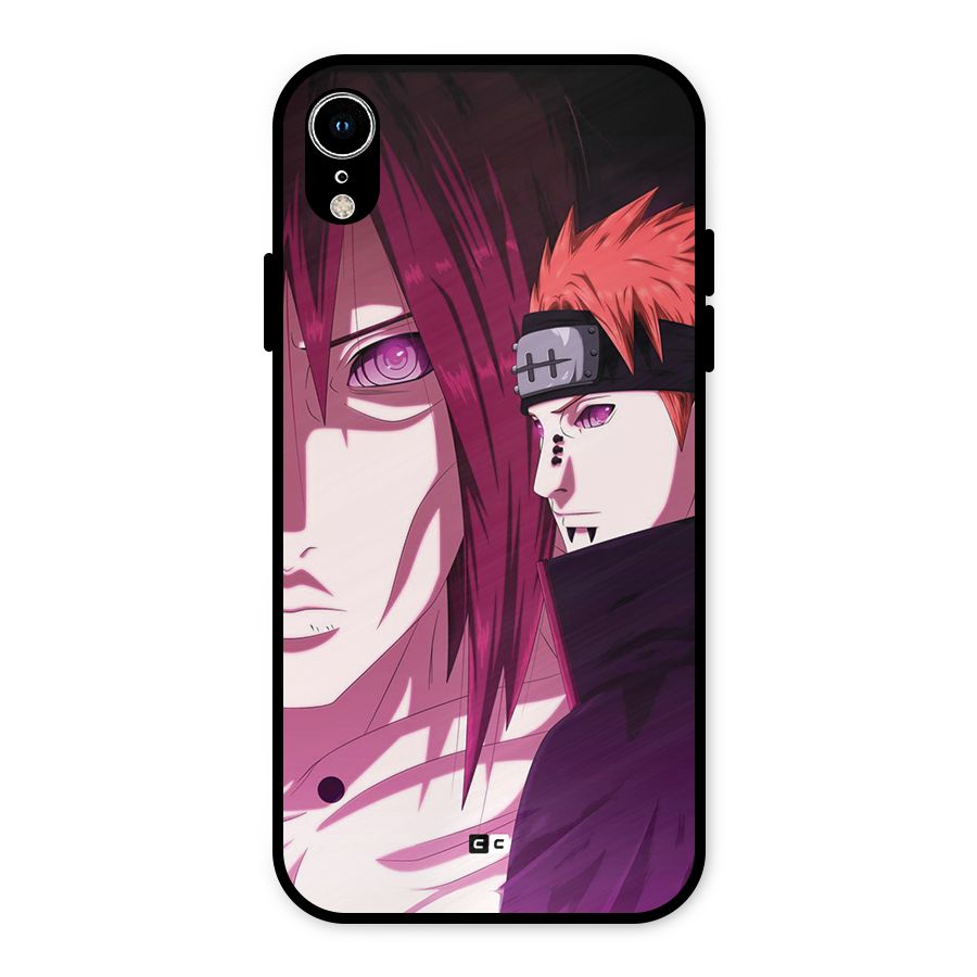 Yahiko With Nagato Metal Back Case for iPhone XR