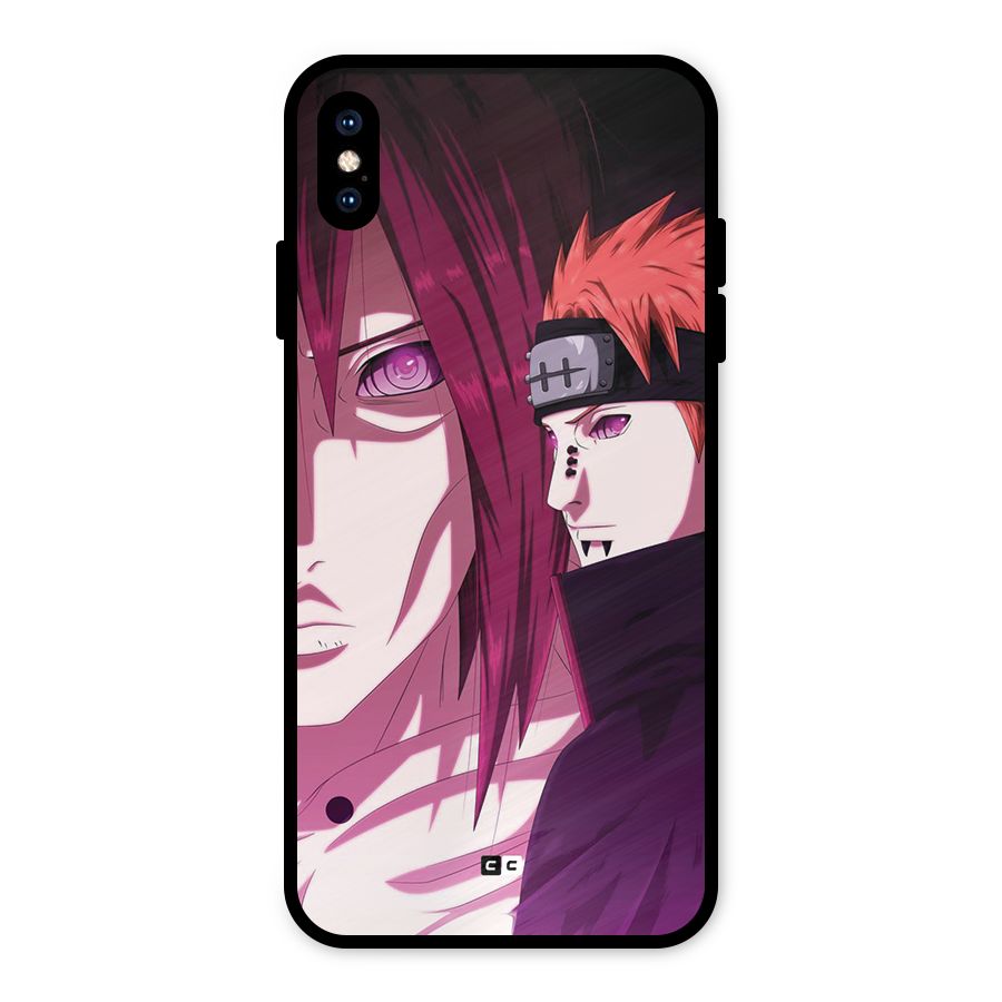 Yahiko With Nagato Metal Back Case for iPhone XS Max