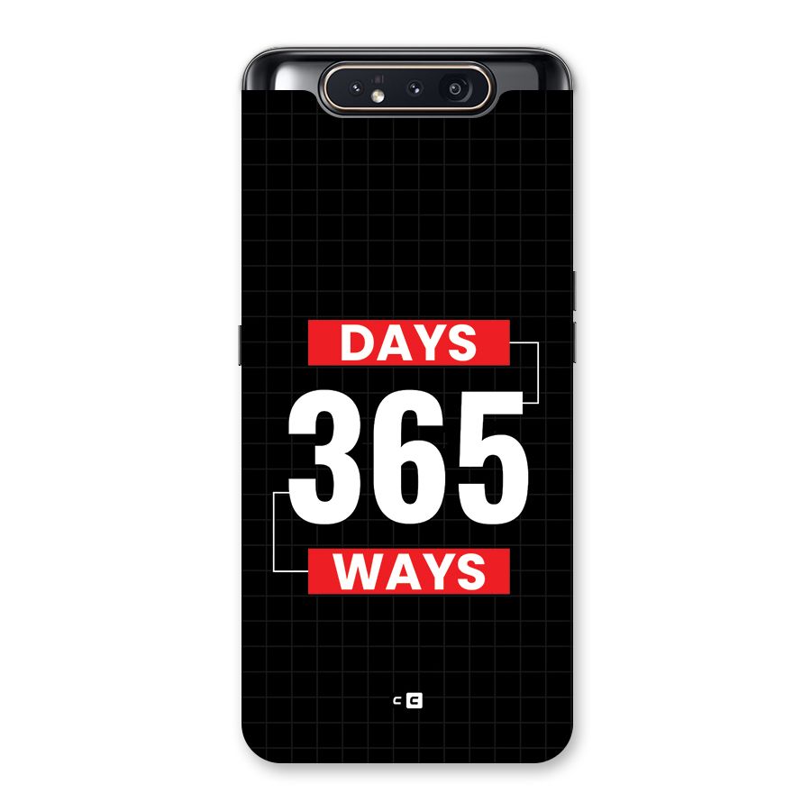 Year Ways Back Case for Galaxy A80