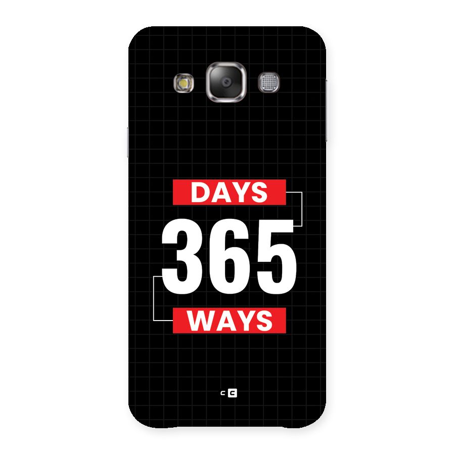 Year Ways Back Case for Galaxy E7