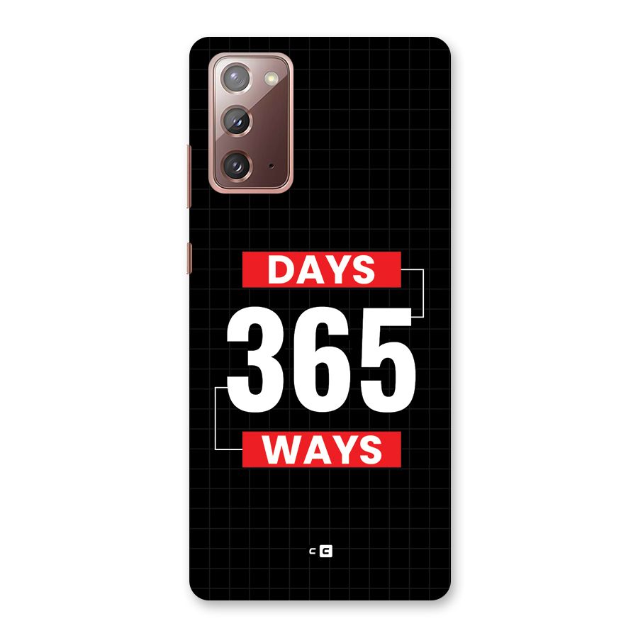 Year Ways Back Case for Galaxy Note 20