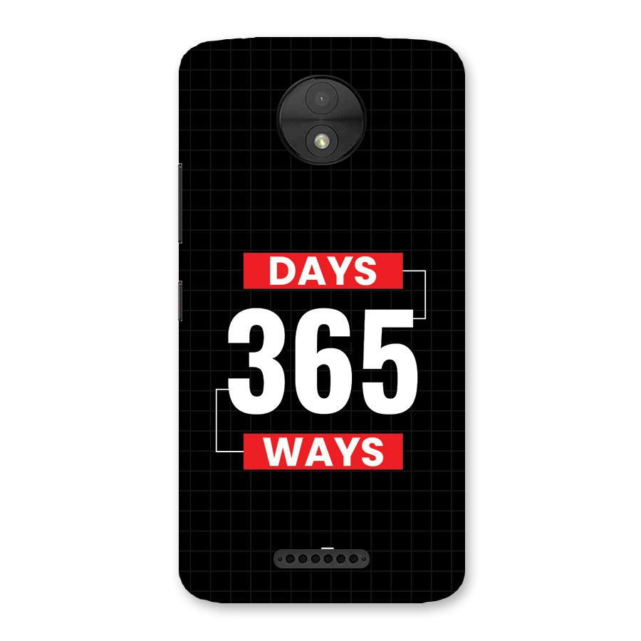 Year Ways Back Case for Moto C
