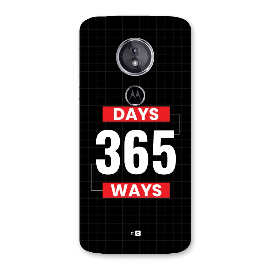 Year Ways Back Case for Moto E5