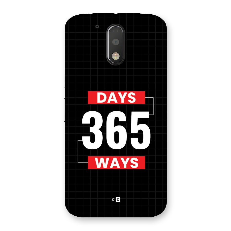Year Ways Back Case for Moto G4
