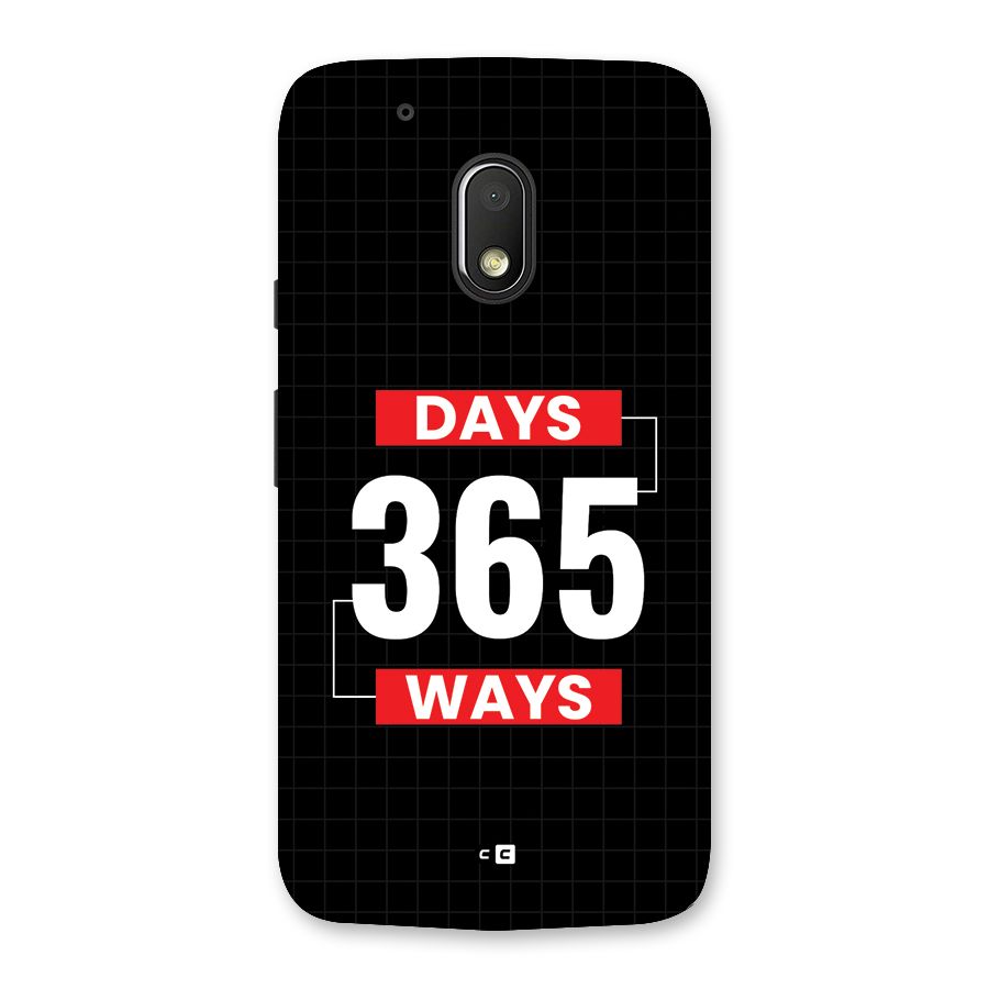Year Ways Back Case for Moto G4 Play