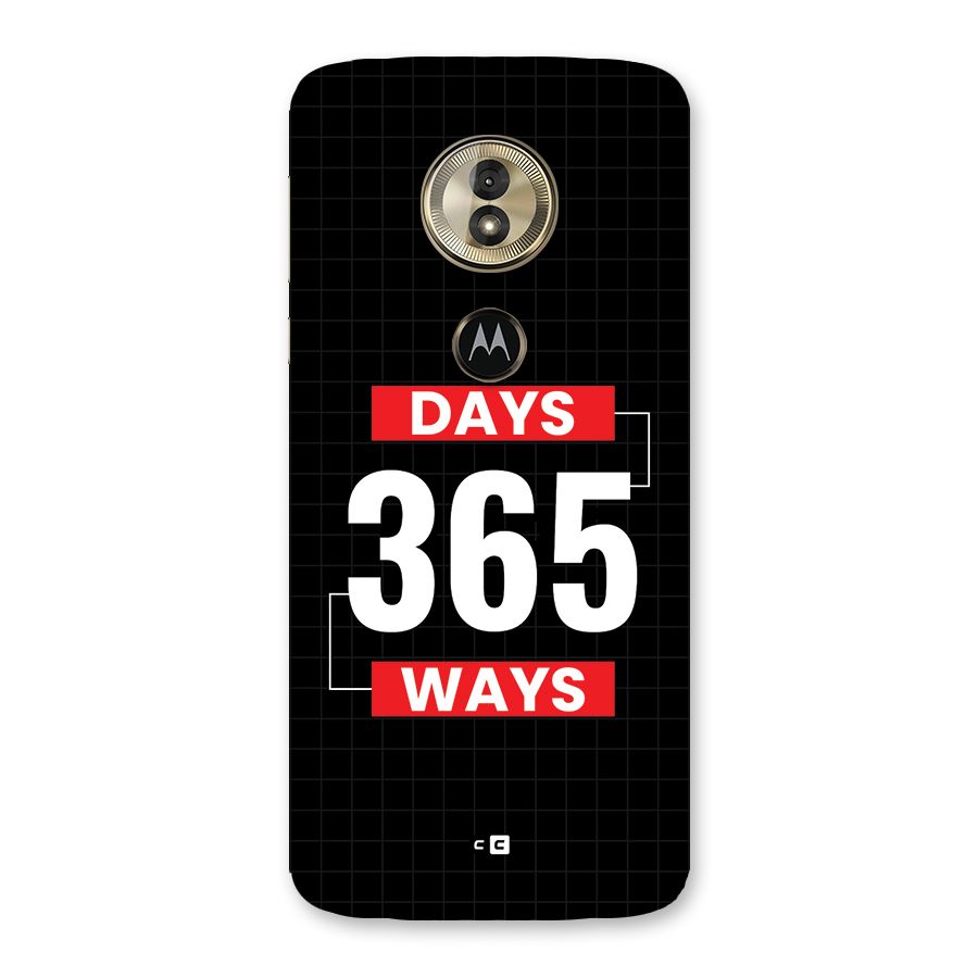 Year Ways Back Case for Moto G6 Play