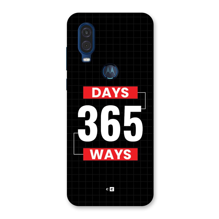 Year Ways Back Case for Motorola One Vision