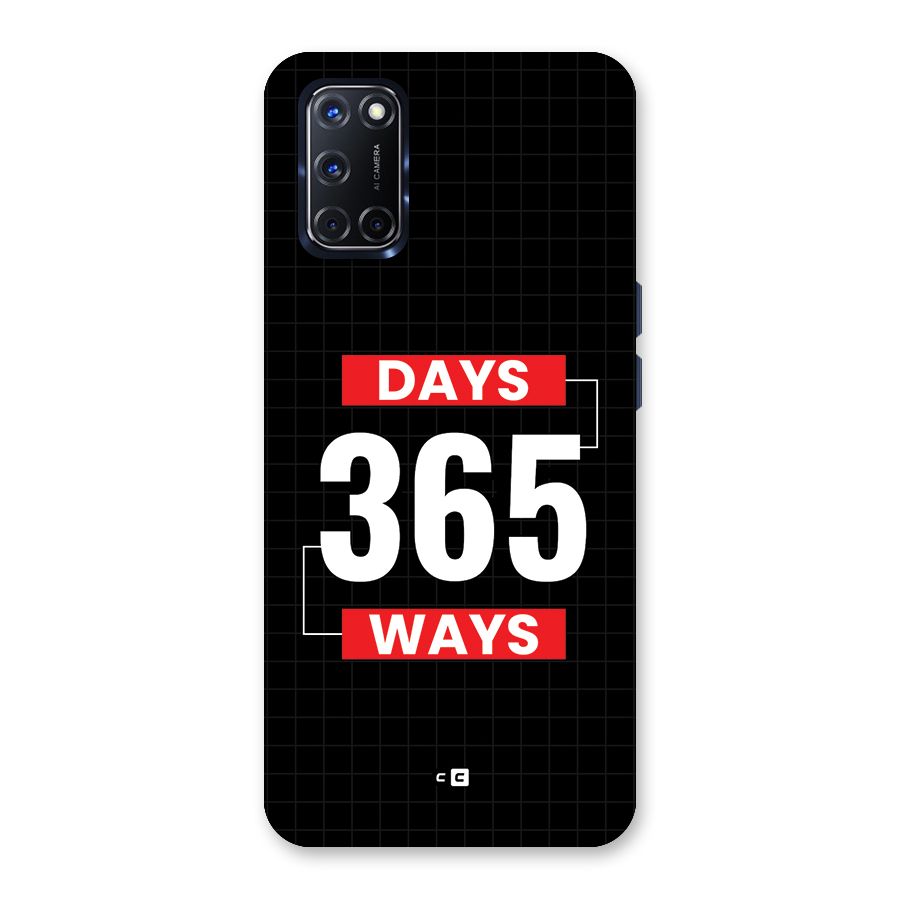 Year Ways Back Case for Oppo A52
