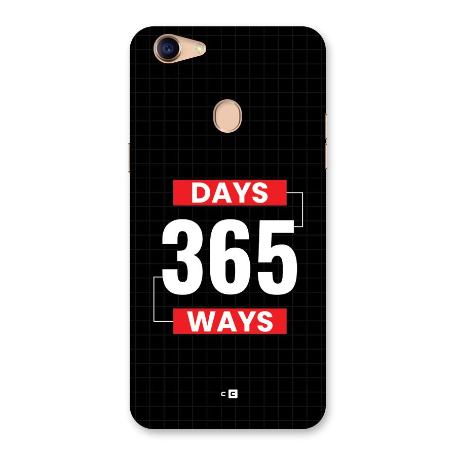 Year Ways Back Case for Oppo F5