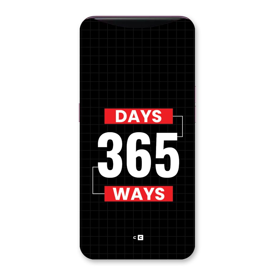 Year Ways Back Case for Oppo Find X