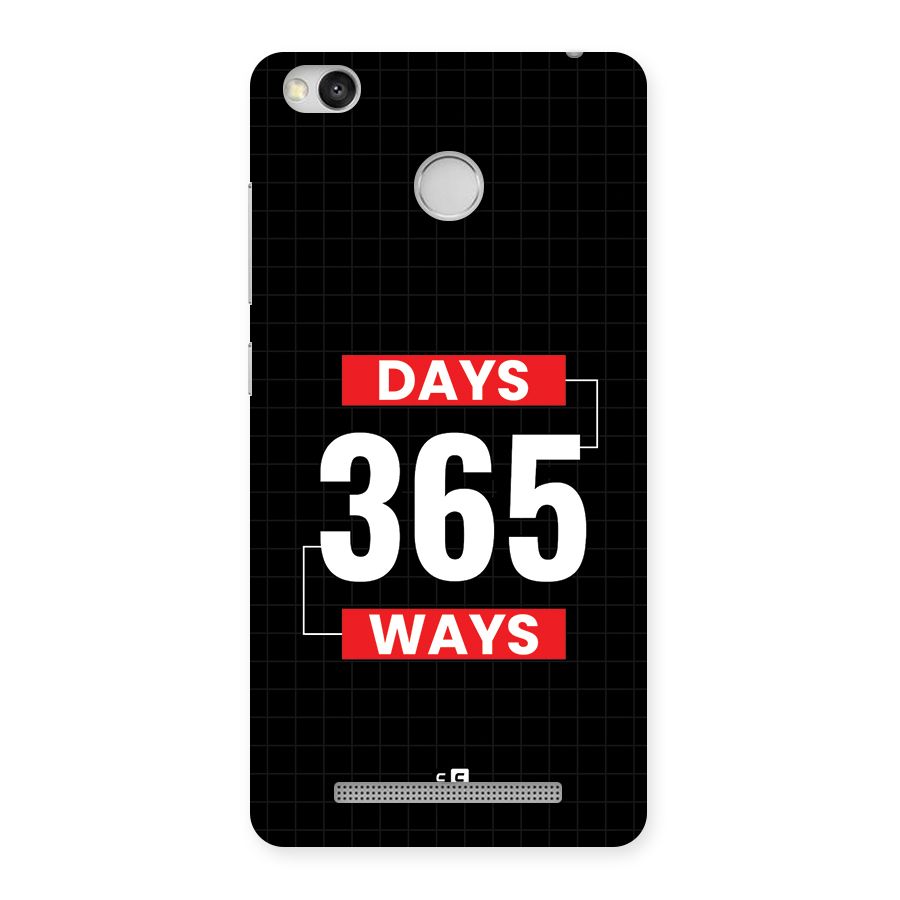 Year Ways Back Case for Redmi 3S Prime