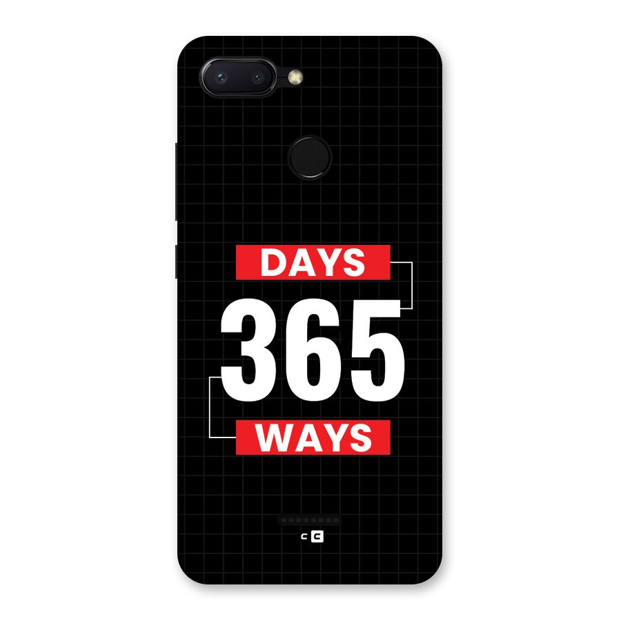 Year Ways Back Case for Redmi 6