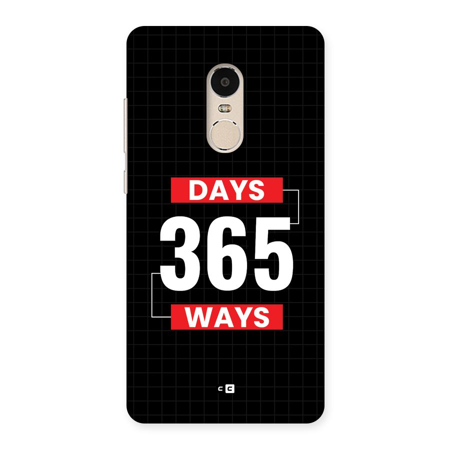Year Ways Back Case for Redmi Note 4
