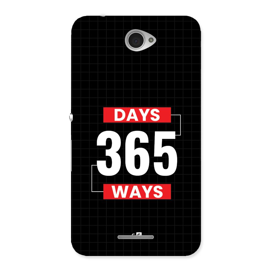 Year Ways Back Case for Xperia E4