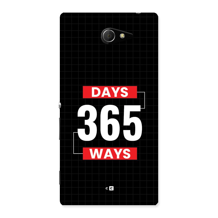 Year Ways Back Case for Xperia M2